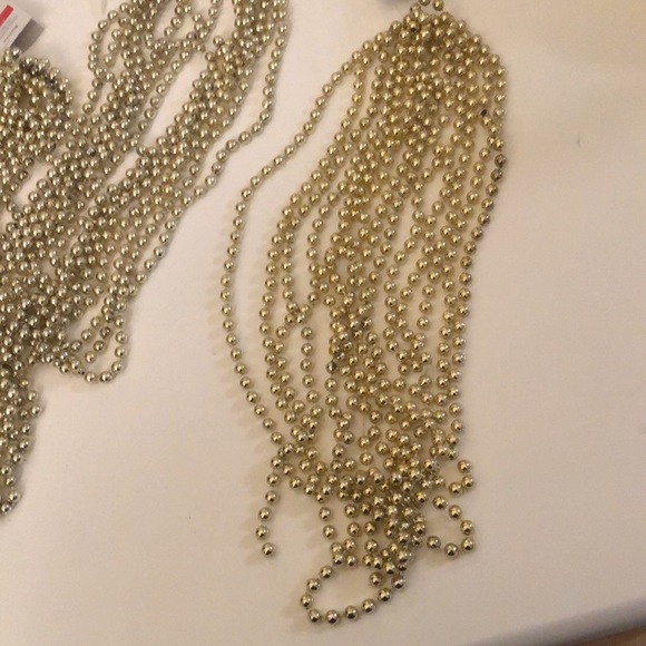 SET of 6 packs of Gold Bead Garlands - Picture 3 of 16